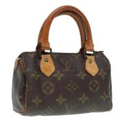 Louis Vuitton Vintage Pre-owned Canvas handvskor Brown, Dam