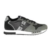 Blauer Herr Sportig Svart Sneakers med Kontrastdetaljer Black, Herr