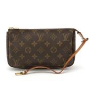 Louis Vuitton Vintage Pre-owned Canvas kuvertvskor Brown, Dam