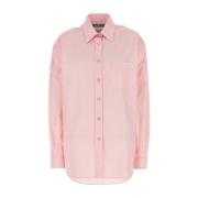 Moschino Rosa Poplin Skjorta för Kvinnor Pink, Dam