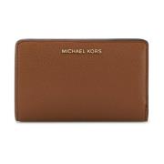 Michael Kors Karamell Läder Plånbok Brown, Dam