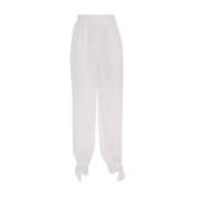 Zimmermann Ivory Harem Style Linen Pants White, Dam