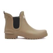 Barbour Modern gummi ankelboot med tartanfoder Beige, Dam