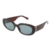 Guess Bruna Kvinnor Ovala Solglasögon Brown, Unisex