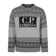 C.p. Company Crew Neck Sweaters Multicolor, Herr