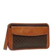 Celine Vintage Pre-owned Canvas kuvertvskor Brown, Dam