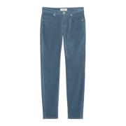 Marc O'Polo Sammetbyxor modell Lulea slim Blue, Dam