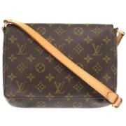 Louis Vuitton Vintage Pre-owned Canvas louis-vuitton-vskor Brown, Dam