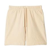 Burberry Casual Denim Shorts för Kvinnor White, Herr