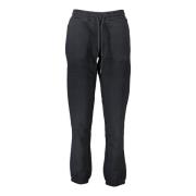 Napapijri Sportig Svart Dam Sweatpants med Broderi Black, Dam