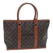 Louis Vuitton Vintage Pre-owned Canvas totevskor Brown, Dam