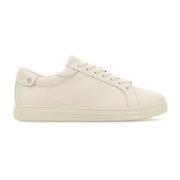 Jimmy Choo Stiliga lädersneakers i Rom White, Herr