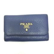 Prada Vintage Pre-owned Laeder plnbcker Blue, Dam