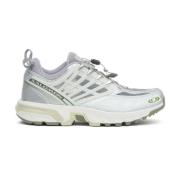 MM6 Maison Margiela Grå 3D Low-Top Sneakers med Gummidetaljer Gray, Da...