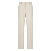 Antonelli Firenze Beige byxor i ullblandning med fickor Beige, Dam