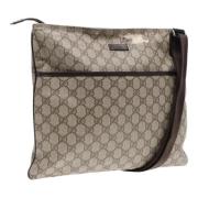 Gucci Vintage Pre-owned Canvas gucci-vskor Beige, Dam