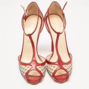 Christian Louboutin Pre-owned Pre-owned Laeder sandaler Red, Dam