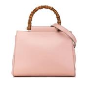 Gucci Vintage Pre-owned Laeder gucci-vskor Pink, Dam