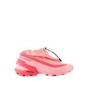 MM6 Maison Margiela Rosa Låga Sneakers - Syntetiskt Material Pink, Dam