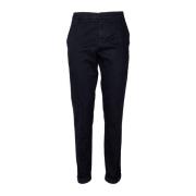 Dondup Slim Fit Bomulls Chino Byxor Black, Herr