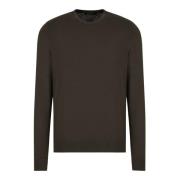 Armani Exchange Cashmere Crewneck Sweater Green, Herr