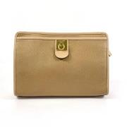 Celine Vintage Pre-owned Laeder kuvertvskor Beige, Dam