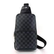 Louis Vuitton Vintage Pre-owned Canvas crossbodyvskor Black, Herr