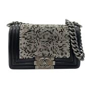 Chanel Vintage Pre-owned Laeder axelremsvskor Black, Dam