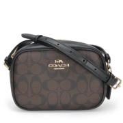 Coach Pre-owned Pre-owned Canvas axelremsvskor Black, Dam