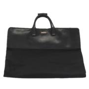 Gucci Vintage Pre-owned Nylon resvskor Black, Dam