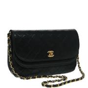 Chanel Vintage Pre-owned Laeder chanel-vskor Black, Dam