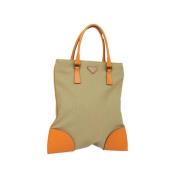 Prada Vintage Pre-owned Canvas prada-vskor Orange, Dam