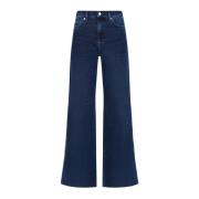 7 For All Mankind Vintage Paradise Cove Raw Denim Blue, Dam