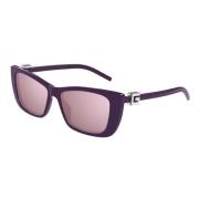 Gucci Lila Injicerade Solglasögon Gg1681S 005 Purple, Dam