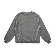 A-Cold-Wall Svart Bomull Crewneck Facade Gray, Herr