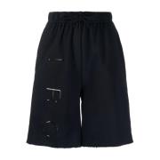 IRO Svarta Casual Bomullsshorts Black, Dam