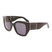 Salvatore Ferragamo Svart/Brun Solglasögon Sf1045S Brown, Dam