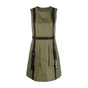 Love Moschino Grön Casual Midi Klänning Green, Dam