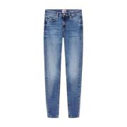 Tommy Hilfiger Nora Jeans Klassisk Bomullsblandning Blue, Dam