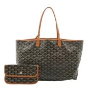 Goyard Vintage Pre-owned Canvas axelremsvskor Black, Dam