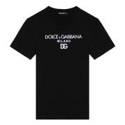 Dolce & Gabbana Kortärmad rund hals T-shirt Black, Herr