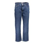 Tommy Hilfiger Klassiska Straight Denim Jeans Blå Blue, Dam