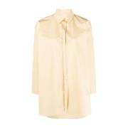 Jil Sander Elegant långärmad skjorta i beige Beige, Dam