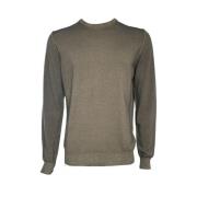 Ferrante Merinoull Pullover Tillverkad i Italien Brown, Herr