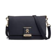 Tommy Hilfiger Kvinnors Crossbody Väska Black, Dam