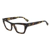 Dsquared2 Stiliga Glasögon i Brun Färg Black, Unisex