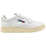 Autry Låg Man Struts Läder Sneakers Vit White, Herr