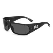 Dsquared2 Stiliga solglasögon Svart 807/Ir Black, Unisex