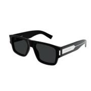 Saint Laurent Elegant Läder Axelväska Black, Unisex