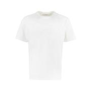 Maison Kitsuné Kortärmad T-shirt i olika färger White, Herr